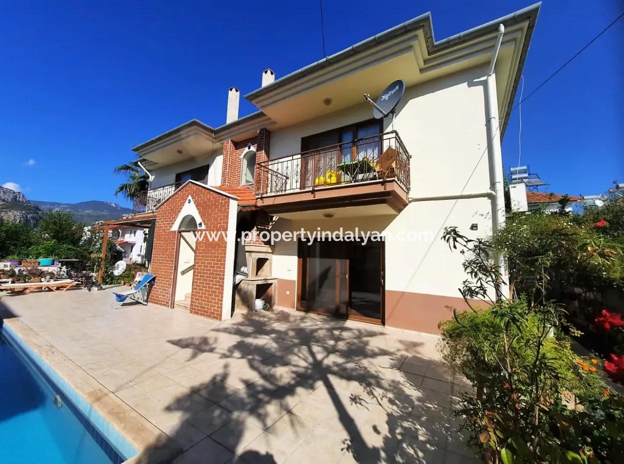 Mugla Ortaca Dalyan 2+ 1 Ground Floor Apartments With Swimming Pool For Rent