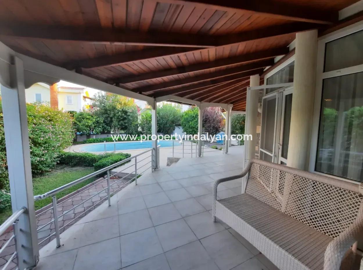 Mugla Ortaca Dalyan Swimming Pool 2+ 1 Detached Villas For Sale