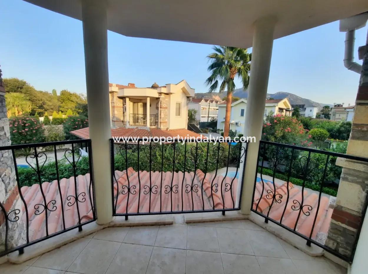 Mugla Ortaca Dalyan Swimming Pool 2+ 1 Detached Villas For Sale