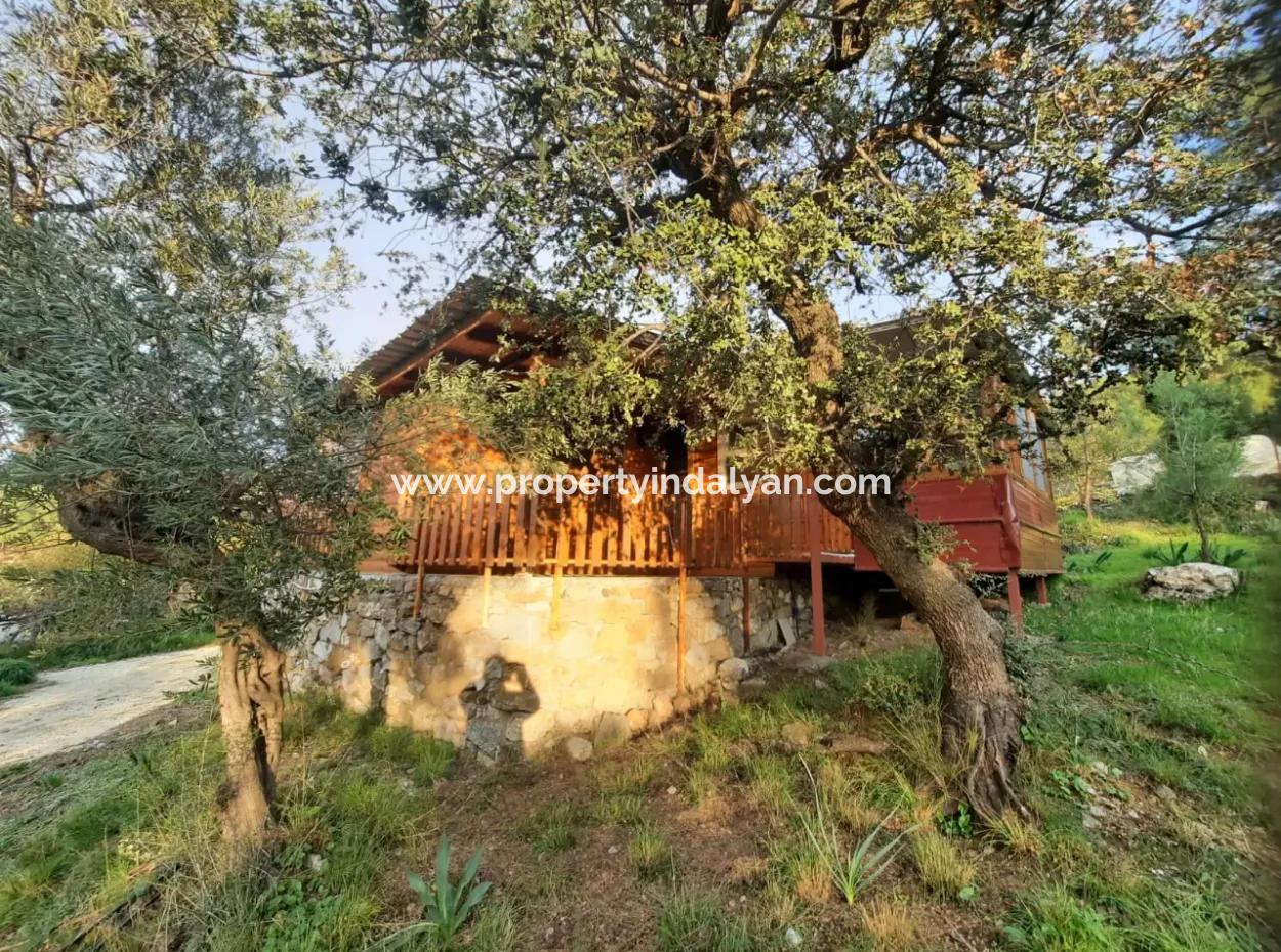 Mugla Ortaca Gökbel 1 +1-Item Detached House With Sea View Annual Rent