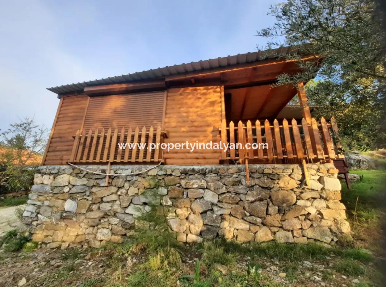 Mugla Ortaca Gökbel 1 +1-Item Detached House With Sea View Annual Rent