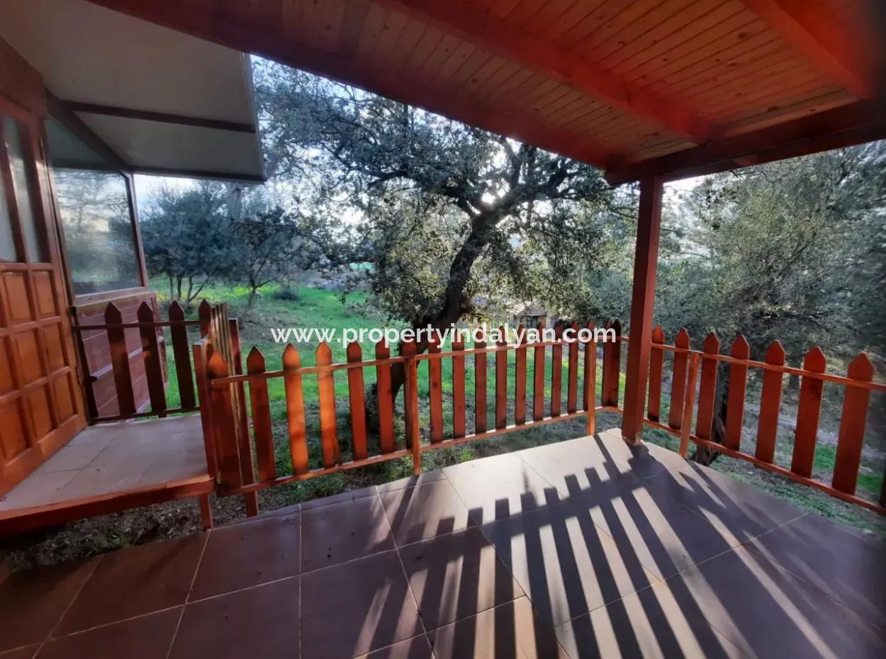 Mugla Ortaca Gökbel 1 +1-Item Detached House With Sea View Annual Rent