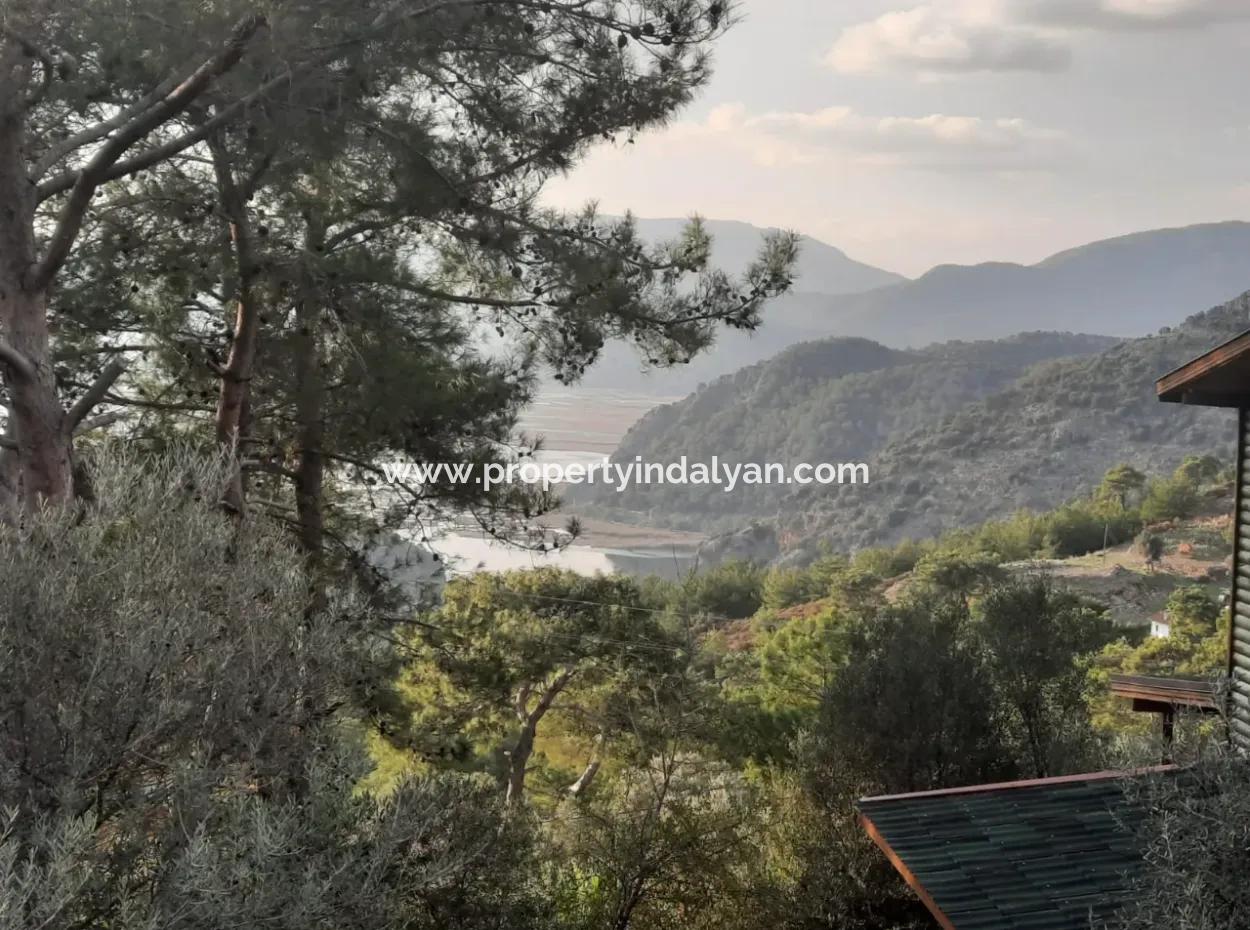 Mugla Ortaca Gökbel 1 +1-Item Detached House With Sea View Annual Rent