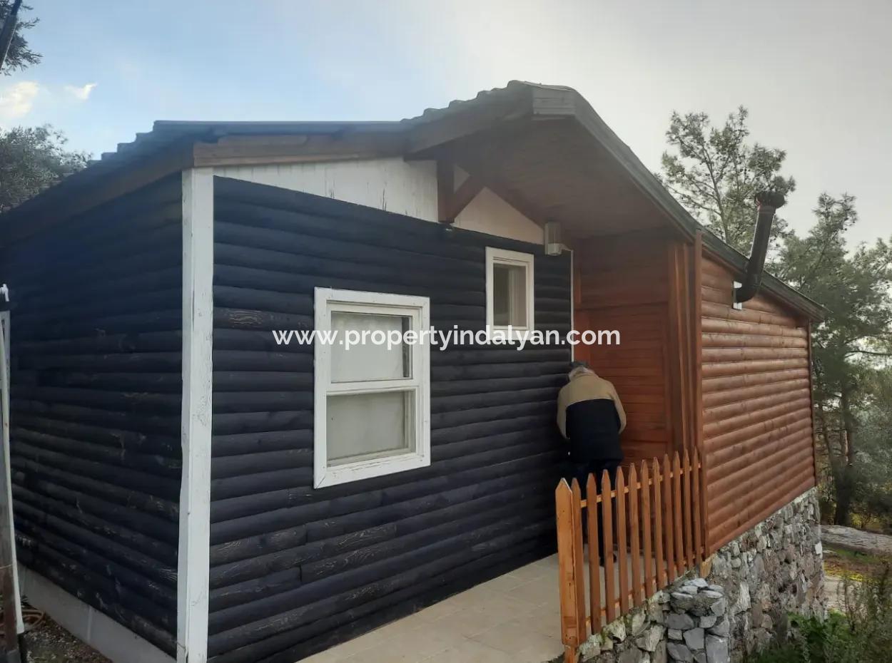 Mugla Ortaca Gökbel 1 +1-Item Detached House With Sea View Annual Rent