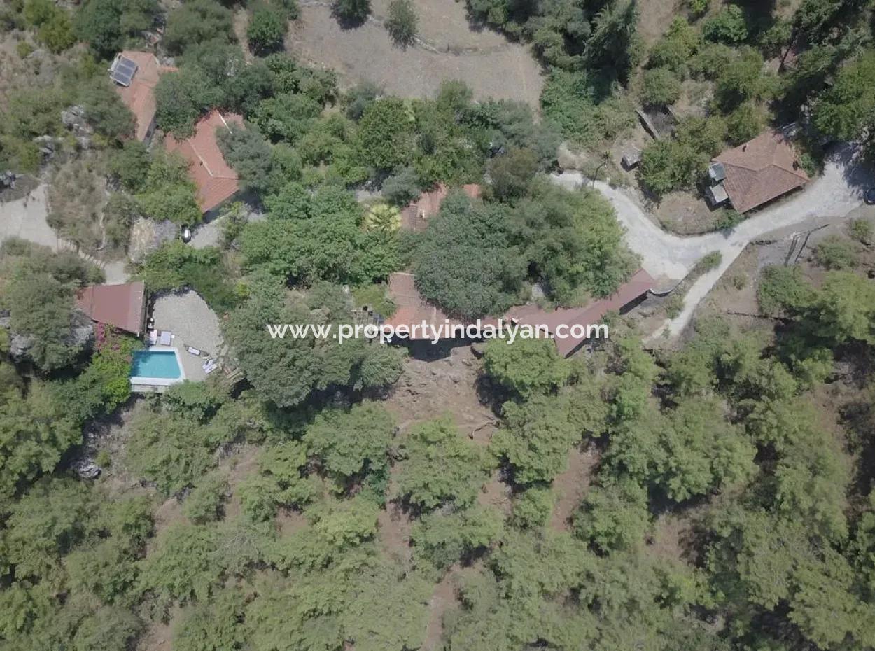 Mugla Ortaca Gökbel 1 +1-Item Detached House With Sea View Annual Rent