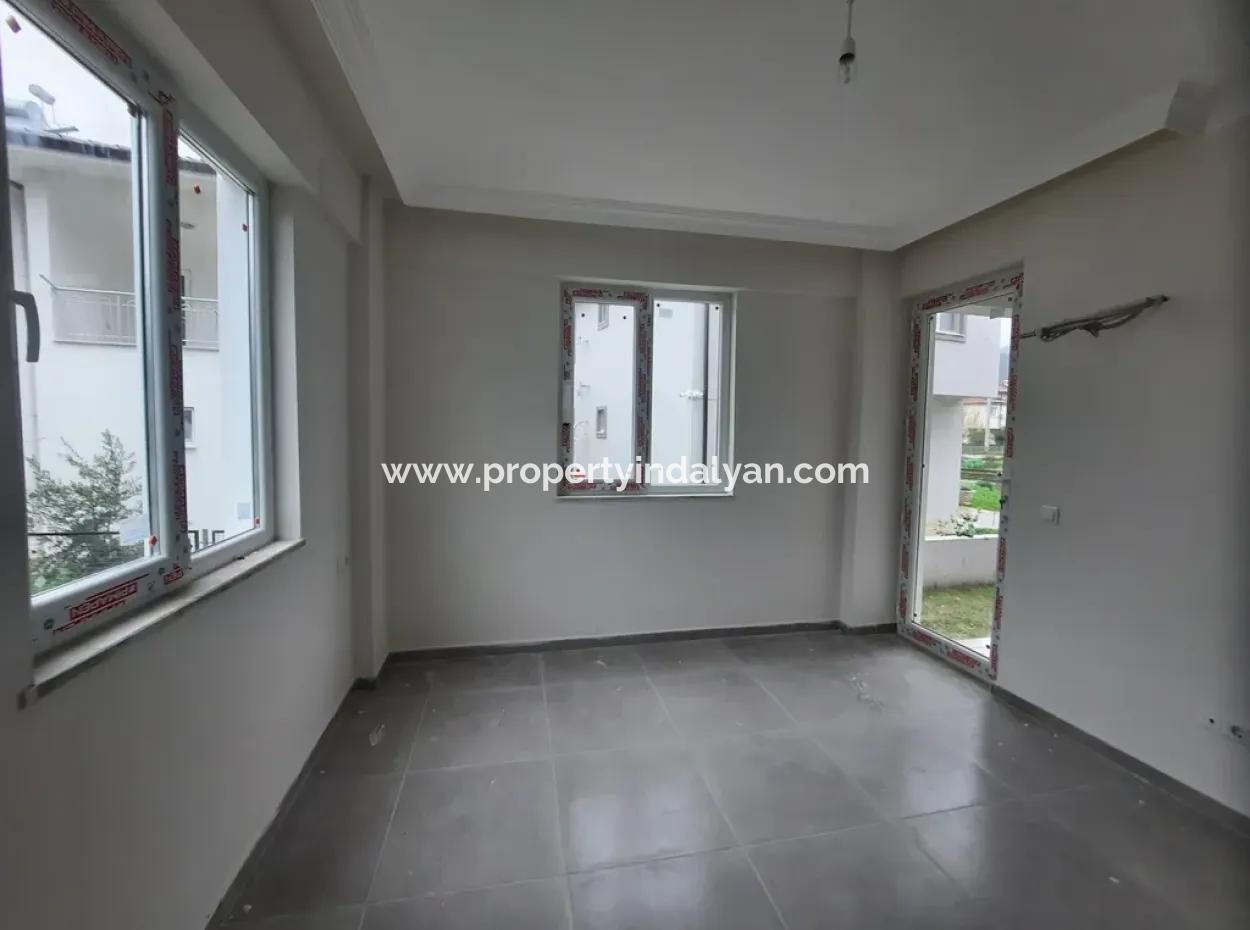Ortaca Çaylı Underfloor Heated Zero Ground Floor Apartment For Urgent Sale