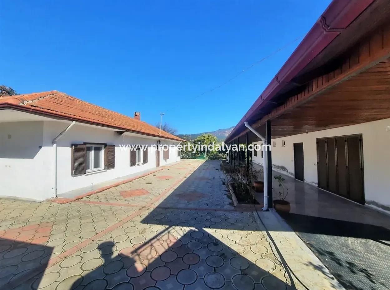 2 Detached Houses For Sale In 5179 M2 Garden In Köyceğiz Döğüşbelen