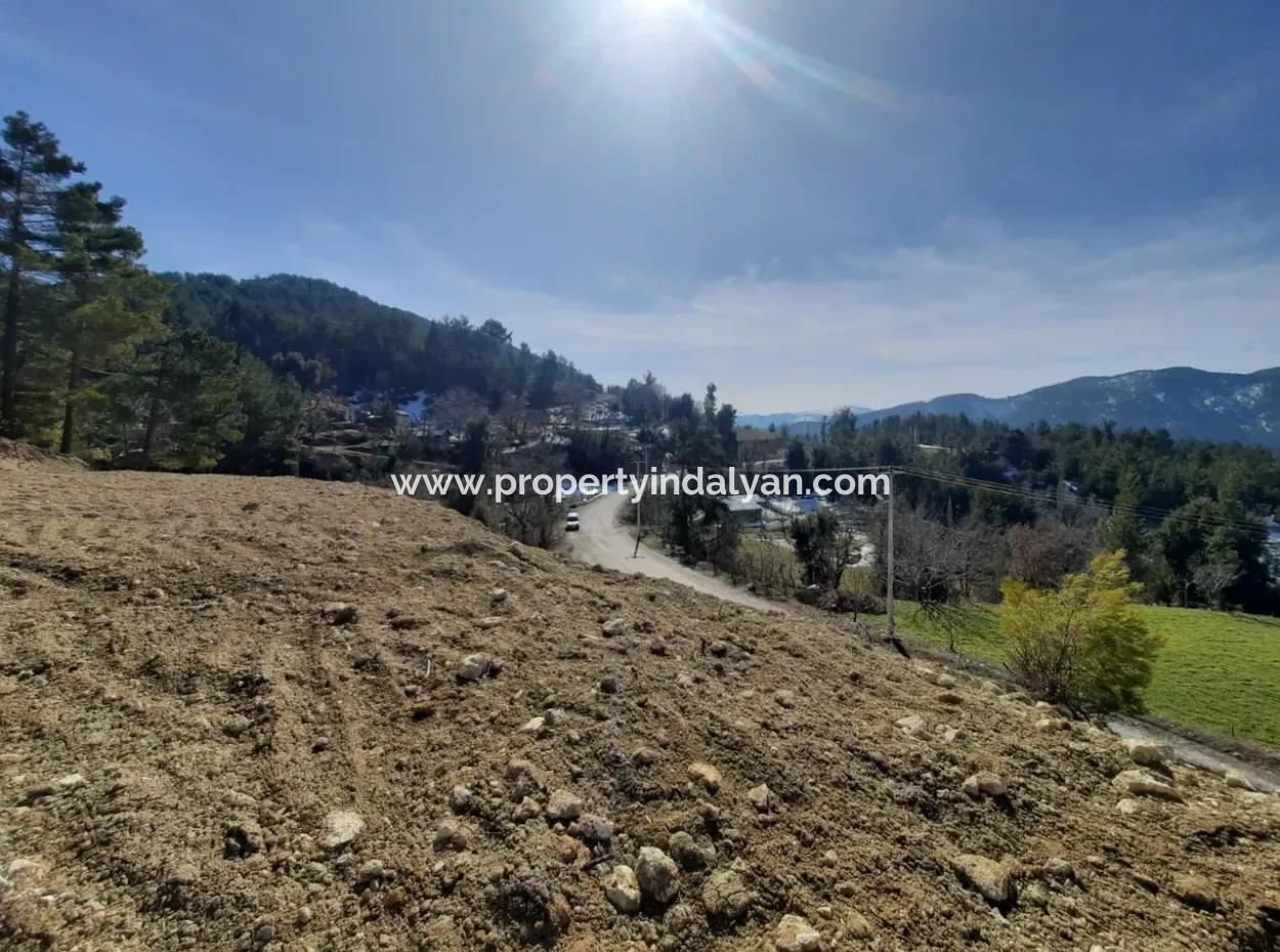 1400 M2 Detached Land For Sale In Çameli Gökçeyaka