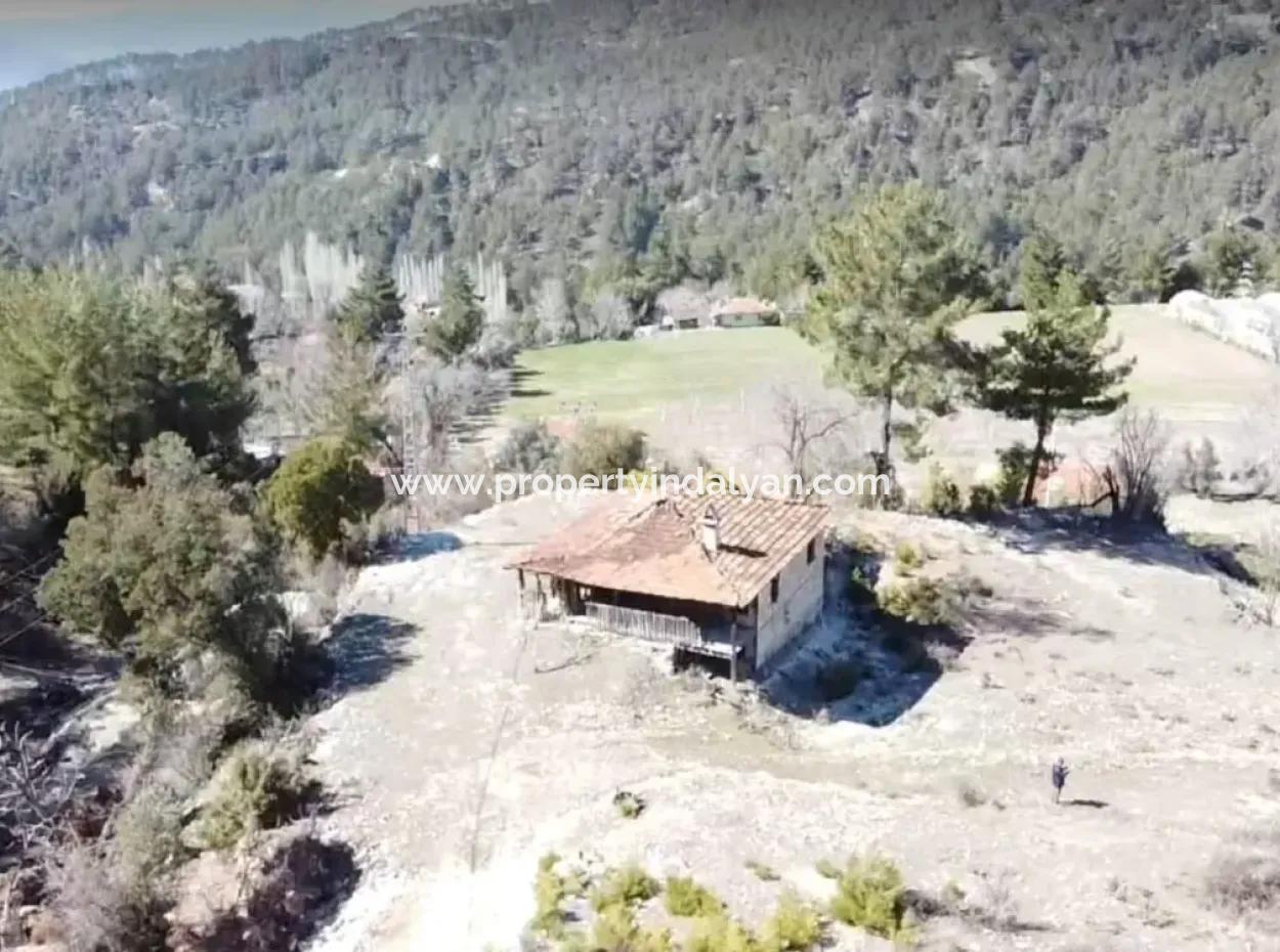 Land With 2 Houses In Denizli Çameli Ericek For Sale