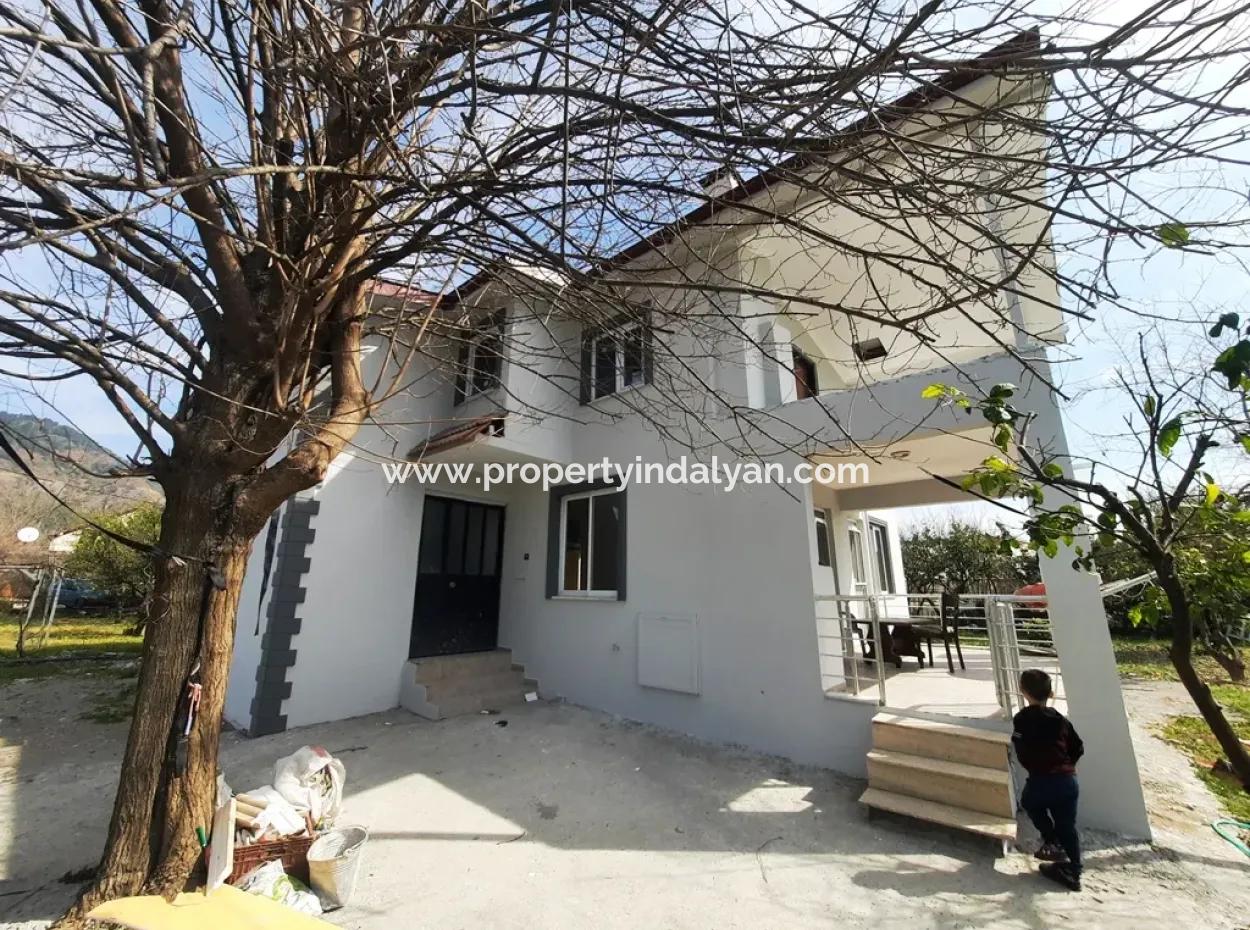 Mugla Ortaca Kemaliye 1157 M2 Land 2-Storey Detached House For Sale