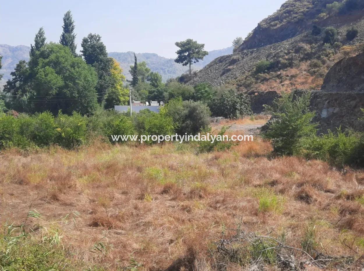 Mugla Ortacada 768 M2 30% 2 Storey Zoned Land For Sale
