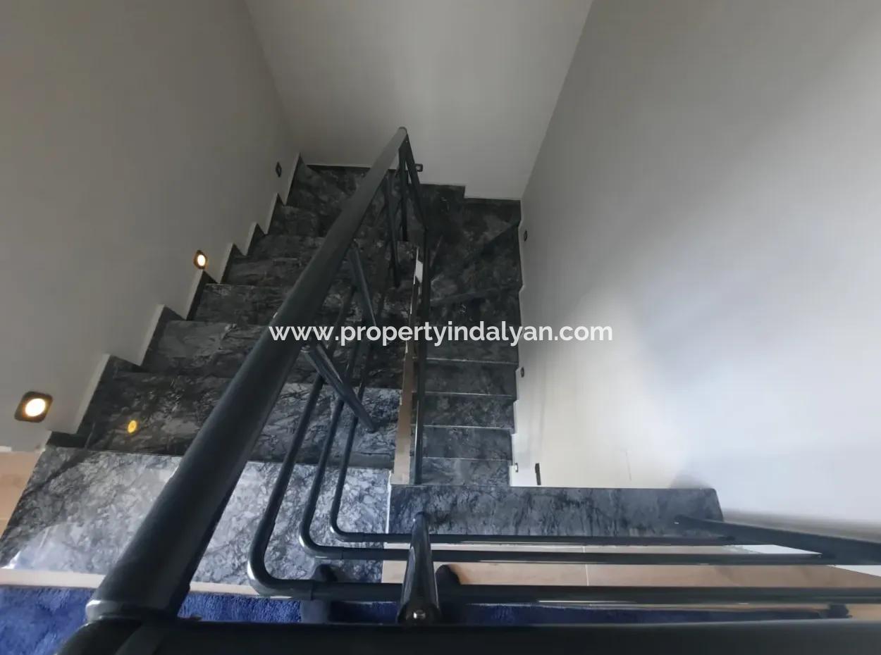 For Sale In 290 M2 Land In Ortaca Çaylı, With Swimming Pool, Furnished, 4 1 Zero Duplex