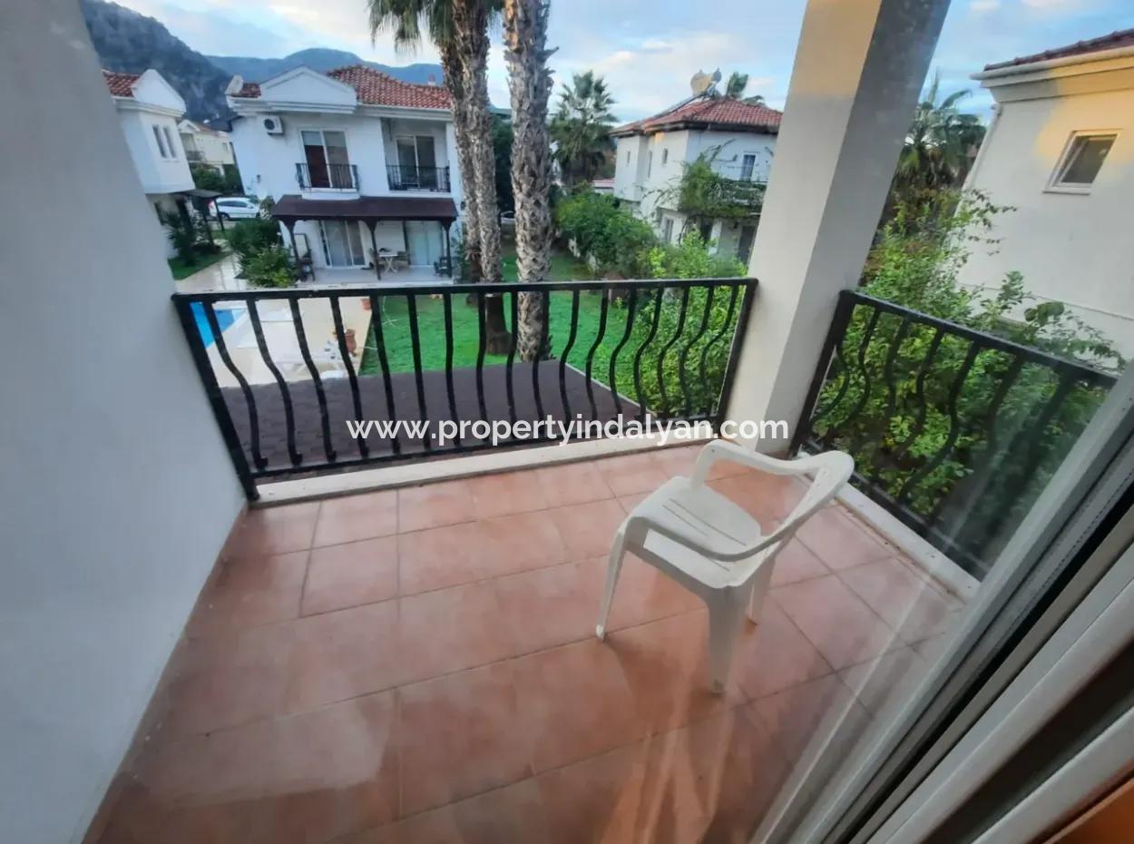 Muğla Dalyanda 3 1 Furnished Duplex With Swimming Pool For Rent