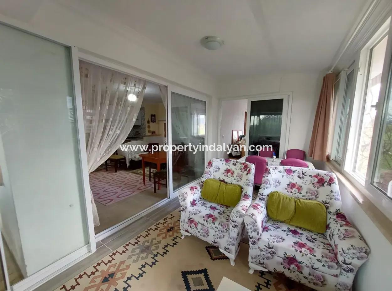 90 M2, 2 In 1 Furnished Apartment For Rent In Ortaca Eskiköy