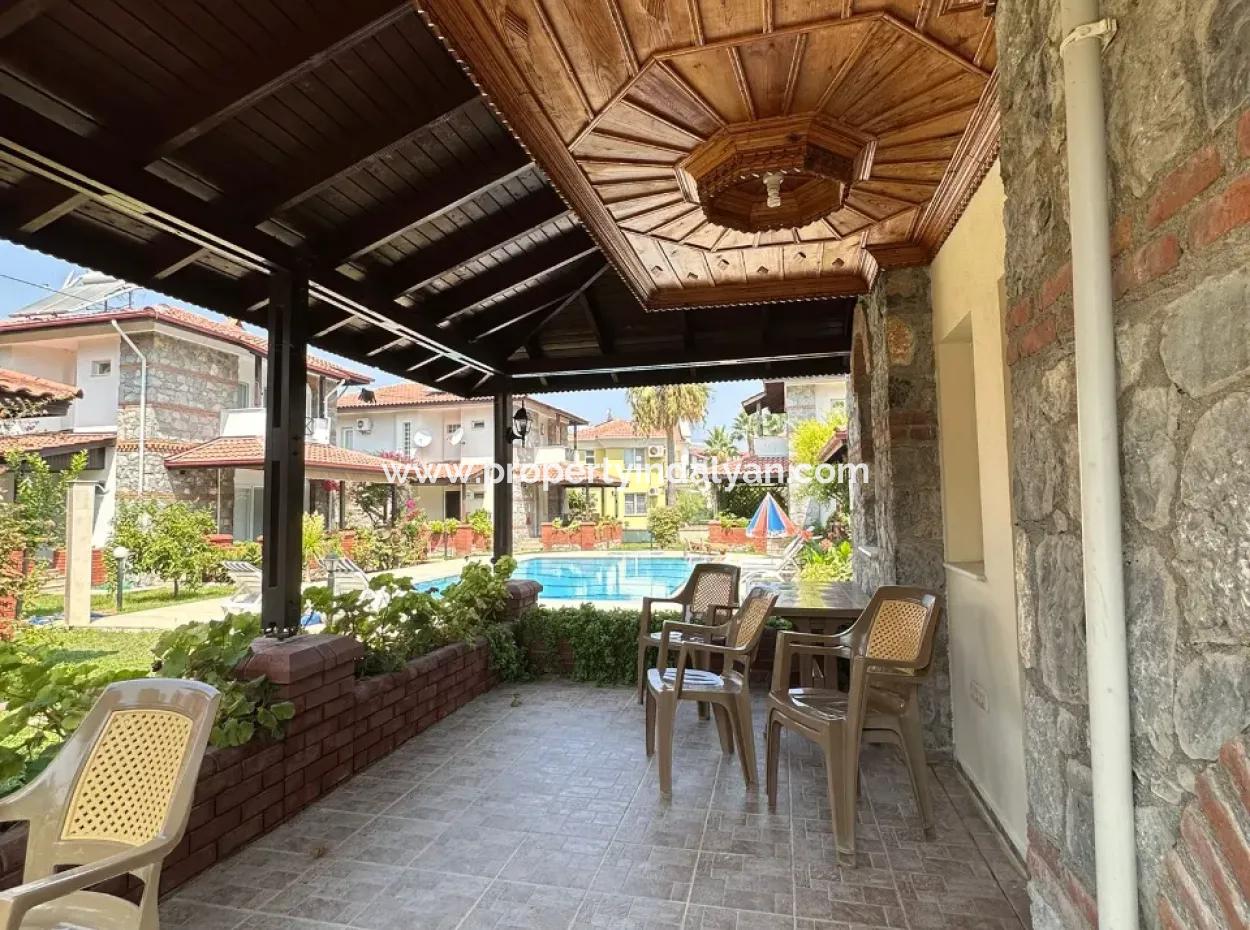 3 1 Independent Furnished Stone Villa For Rent In A Site Of 6 Villas In Dalyan, Muğla