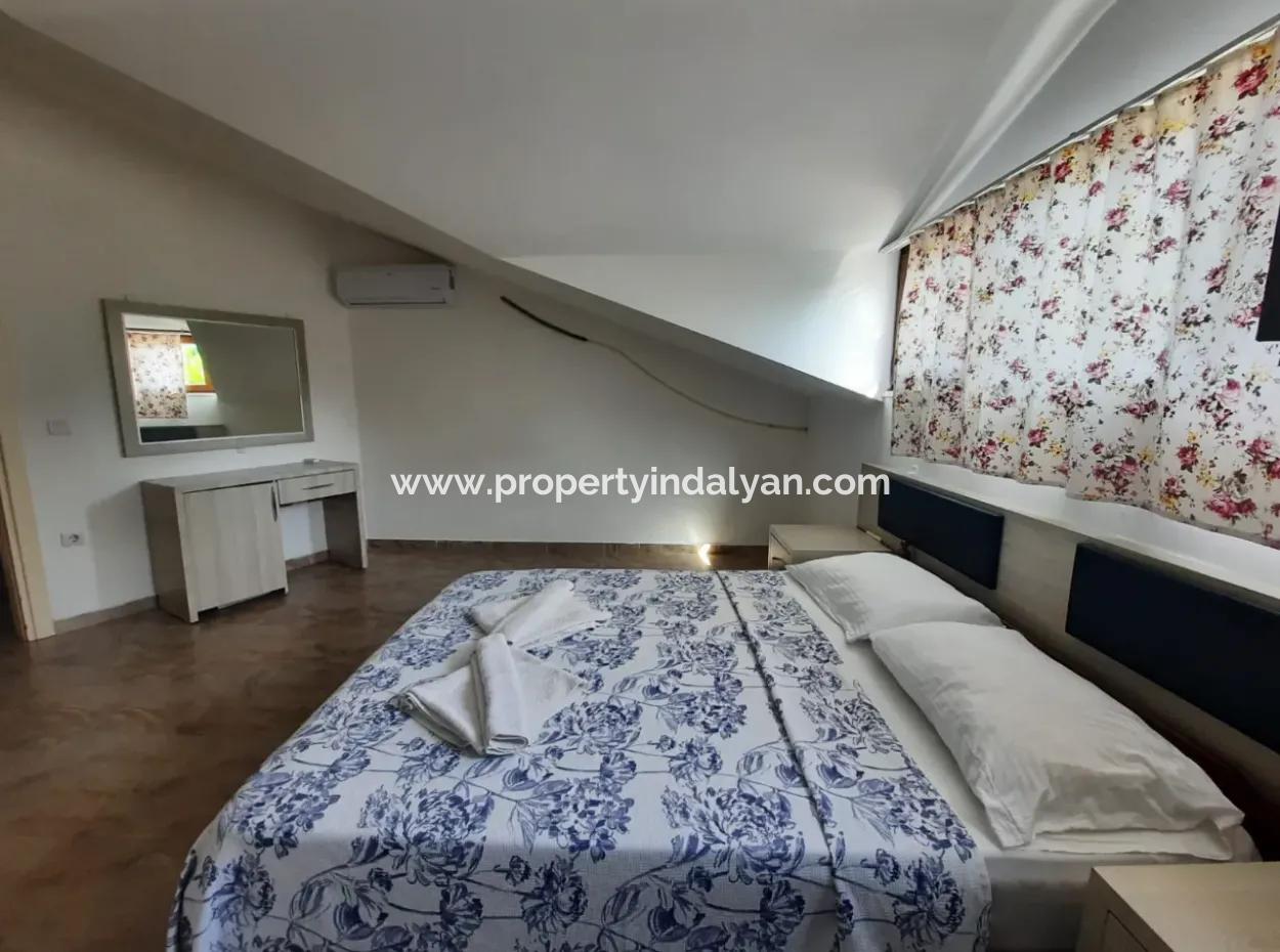 Muğla Dalyanda Furnished Penthouse With Swimming Pool 2 1 Apartment For Rent