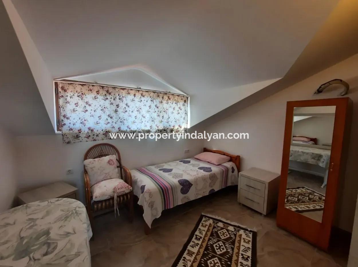 Muğla Dalyanda Furnished Penthouse With Swimming Pool 2 1 Apartment For Rent