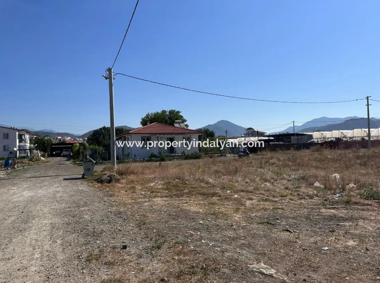 515 M2 Corner Zoned Land In Ortaca Karaburun Urgent Sale Or Exchange