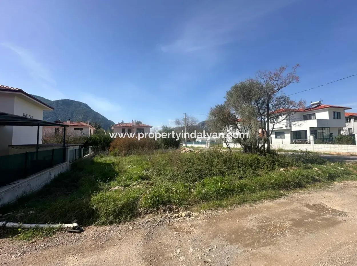 415 M2 Detached Land With Residential Zoning In Ortaca Mergenlide For Sale