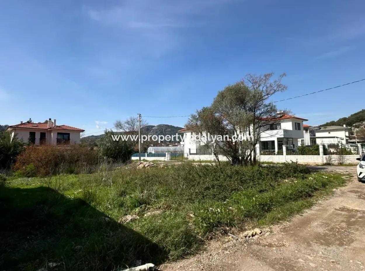 415 M2 Detached Land With Residential Zoning In Ortaca Mergenlide For Sale