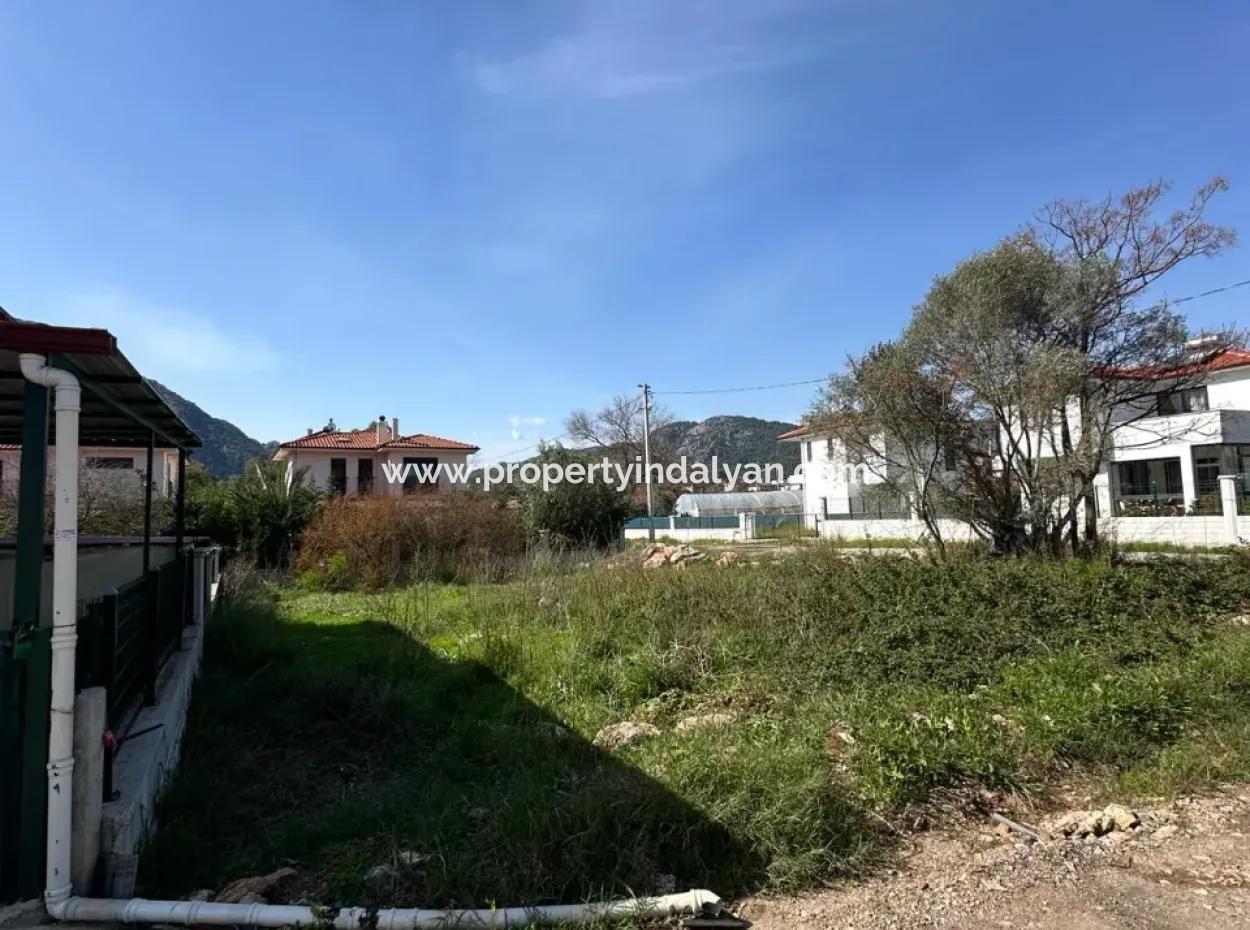 415 M2 Detached Land With Residential Zoning In Ortaca Mergenlide For Sale