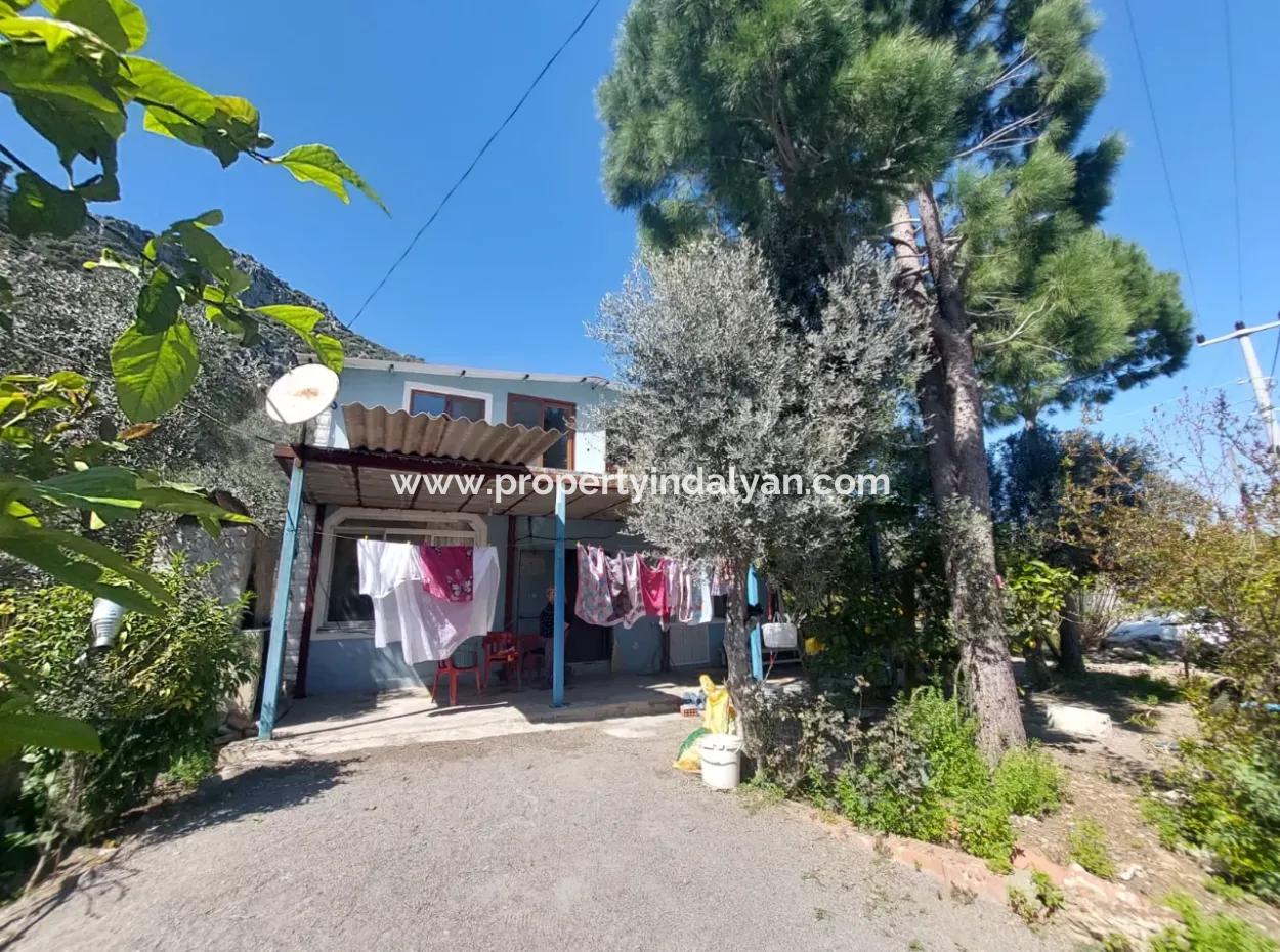 2 Storey Detached House For Sale On 500 M² Land In Mergenli, Ortaca, Muğla