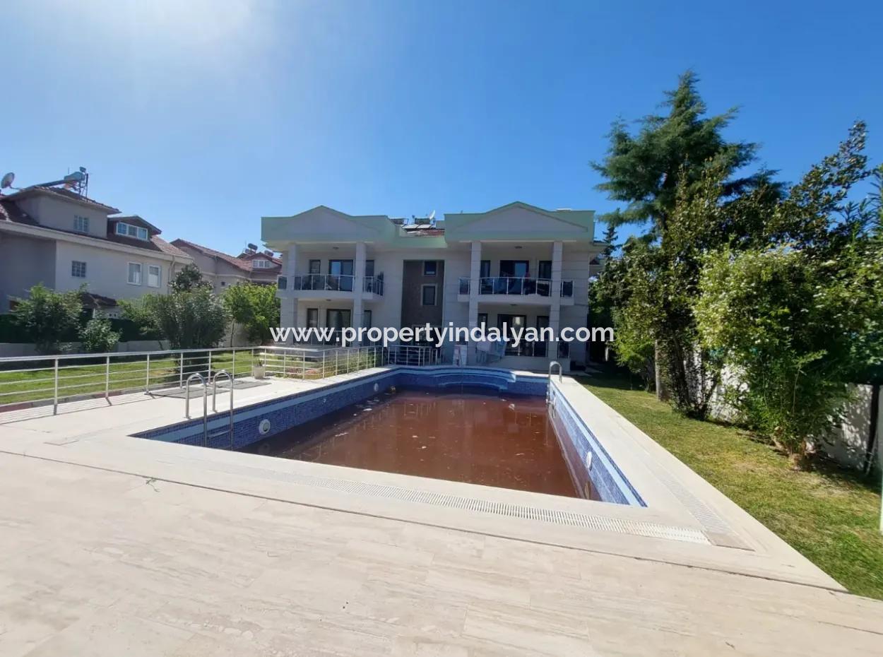 Ortaca Dalyanda Swimming Pool 80 M2, 2 1 Furnished Flat For Rent