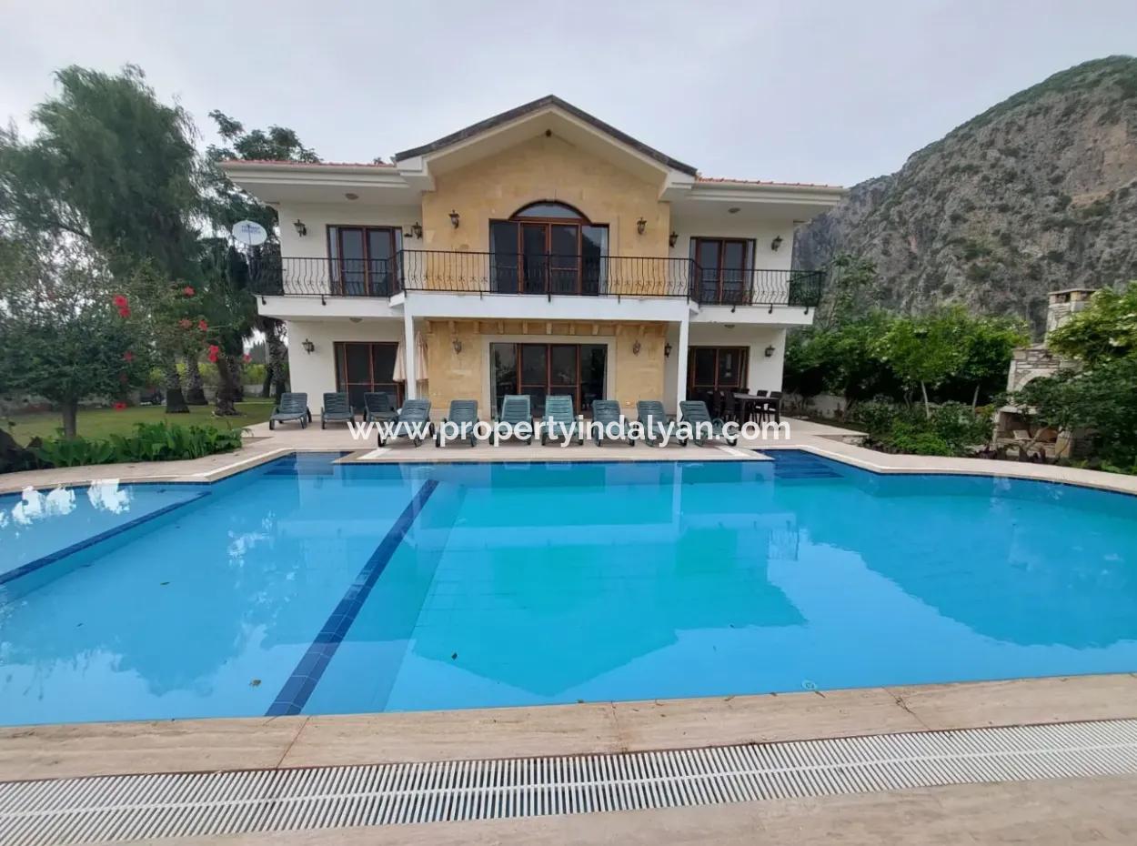 4 1 Luxury Villas For Sale On 1000 M2 Land In Dalyan, Muğla