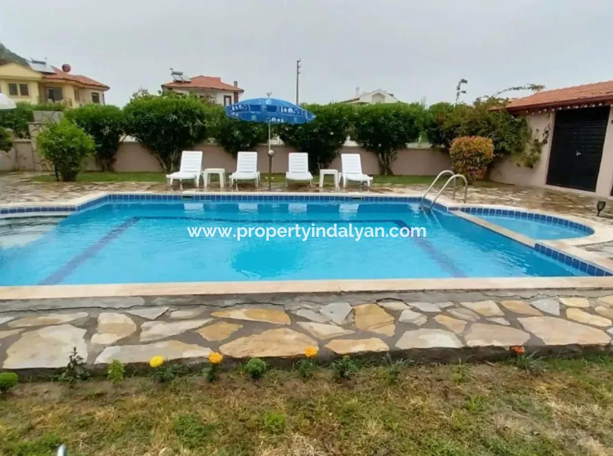 3 1 Villa With Swimming Pool On 580 M2 Detached Land In Dalyan, Muğla