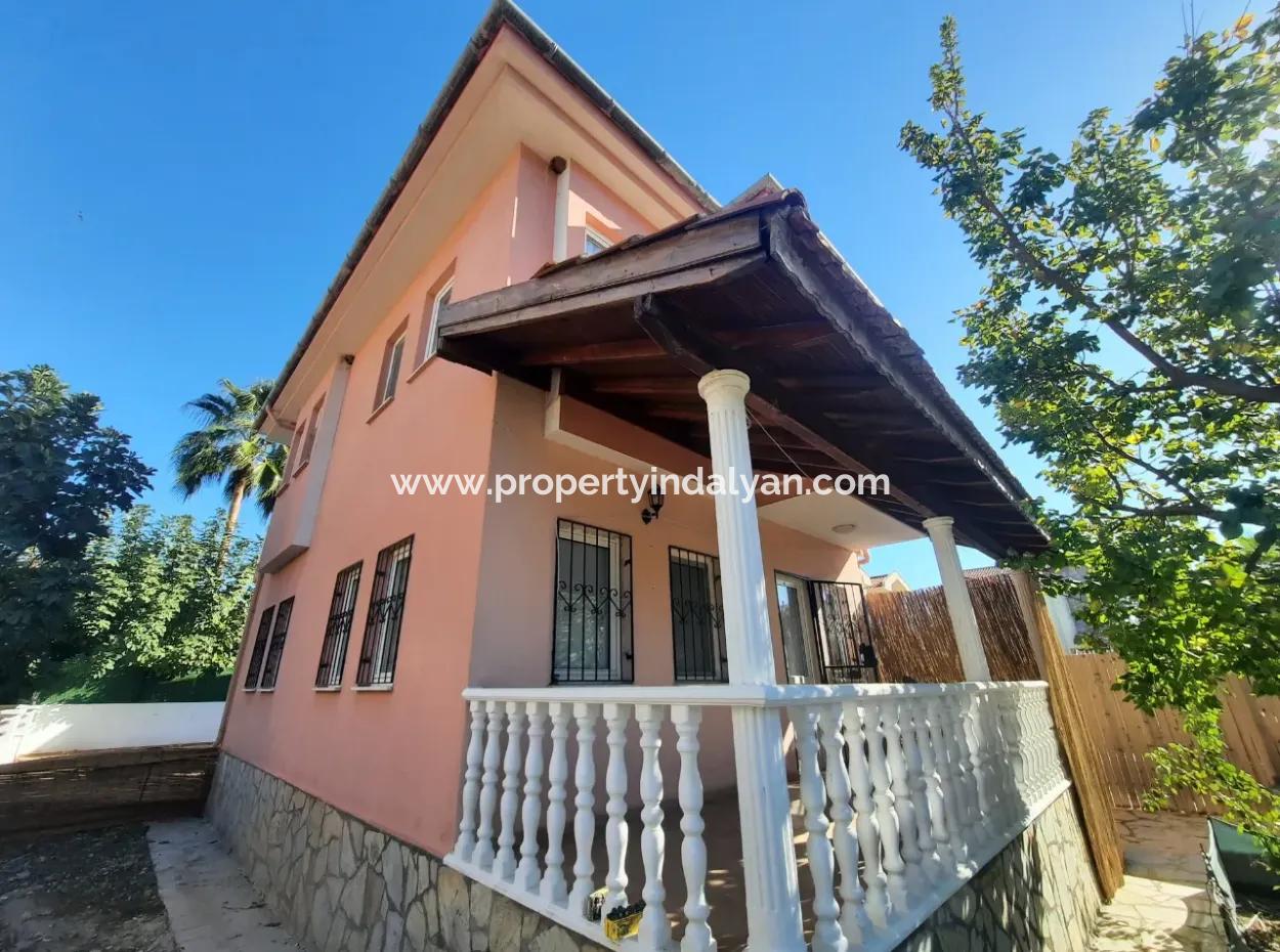 Muğla Ortaca Dalyanda Detached Private Swimming Pool 3 1 Furnished Duplex Annual Rental