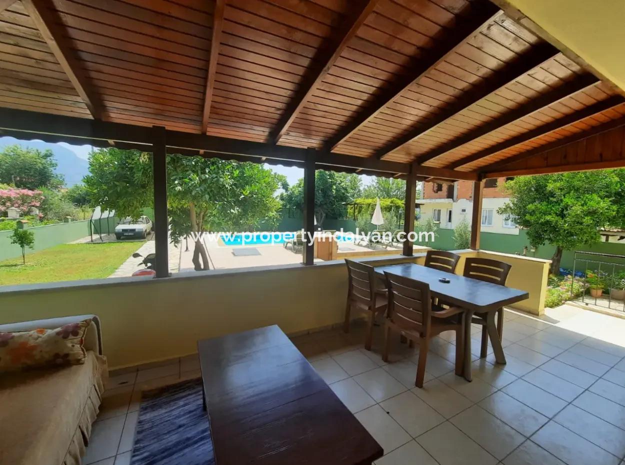 Furnished Apartment With Swimming Pool In Dalyan, Muğla For Annual Rent