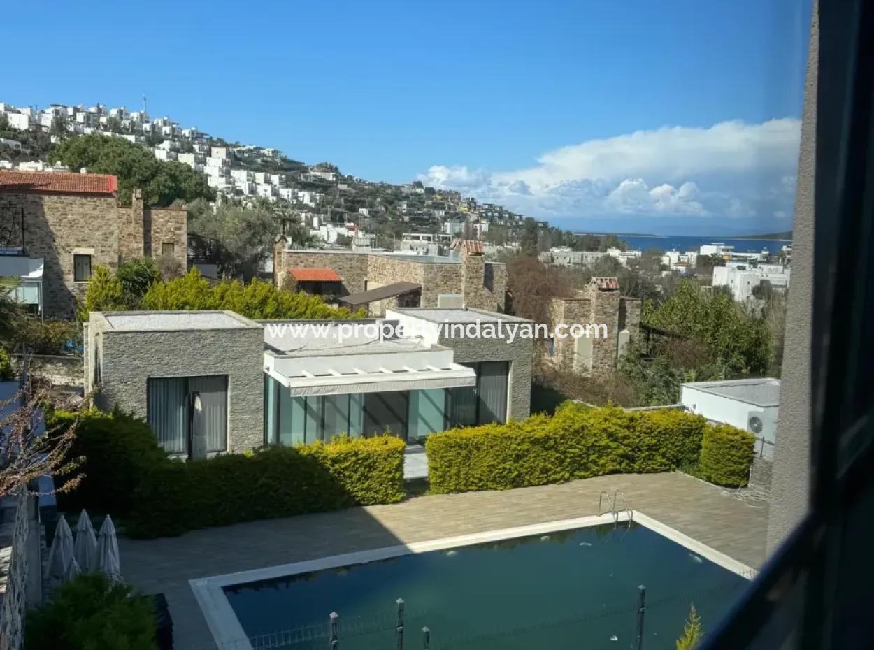 Mugla Bodrum Gundogan Sea View 4 1 Zero Duplex For Sale