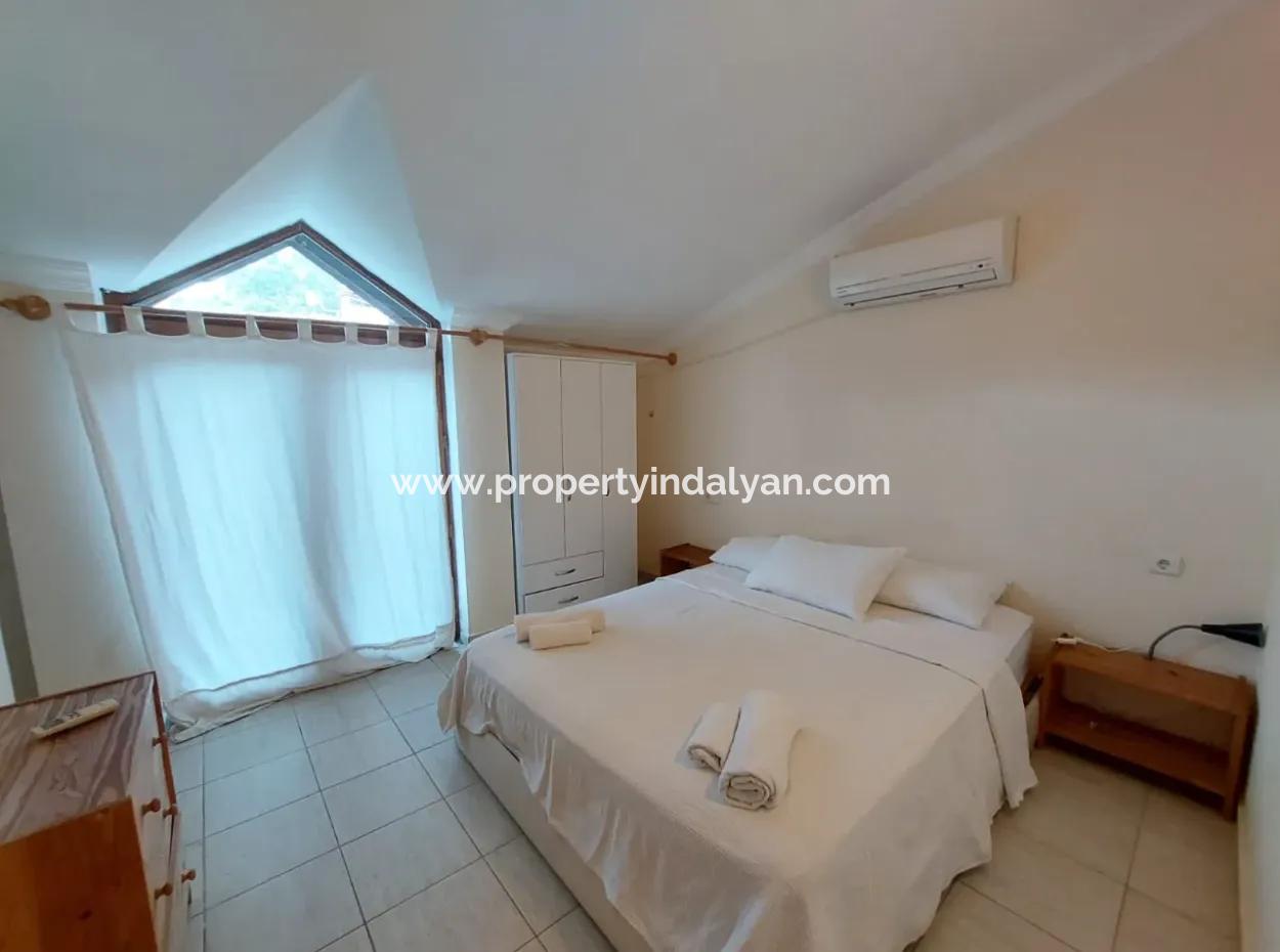 Muğla Dalyanda Canal Front Swimming Pool 2 1 Furnished Duplex For Rent