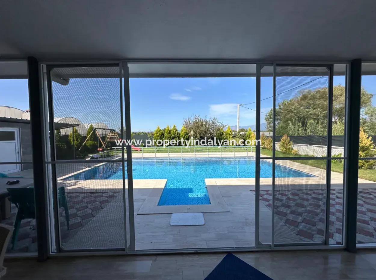 4 1 Furnished Villa In Muğla Dalyan Eskiköy Annual Rental