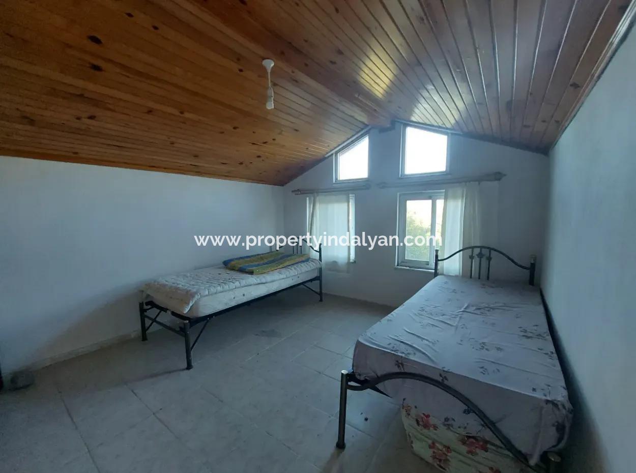 1 1 Furnished Penthouse Apartment For Rent In Ortaca Okçular Marmarlı