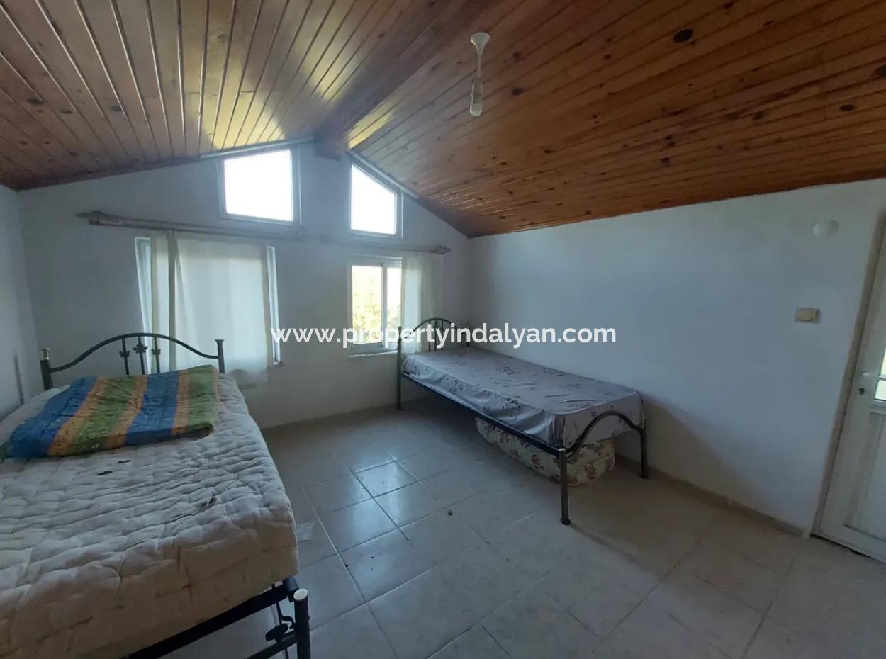 1 1 Furnished Penthouse Apartment For Rent In Ortaca Okçular Marmarlı