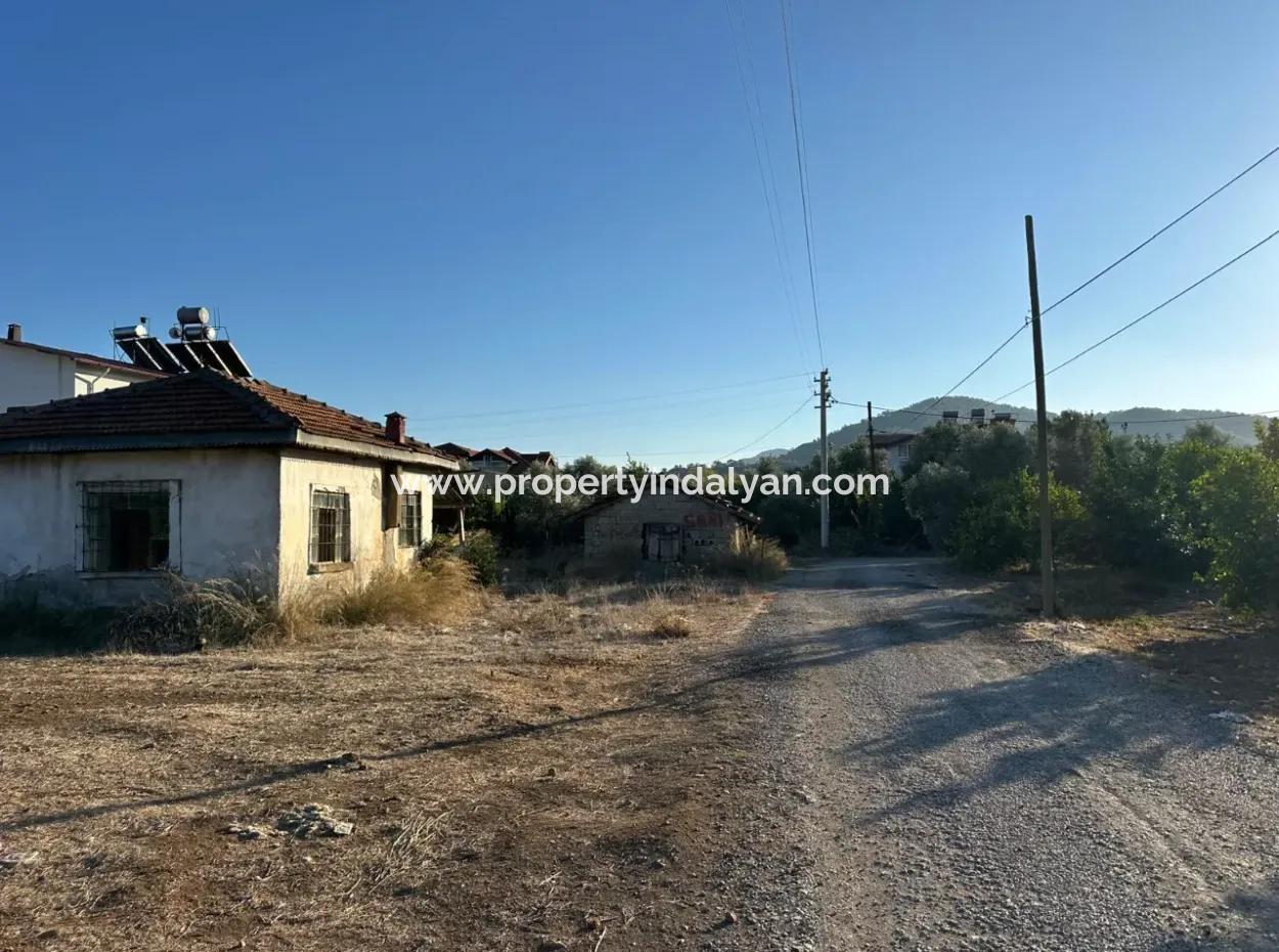 950 M2 Zoned Land For Sale In Ortaca Ekşiliyurt