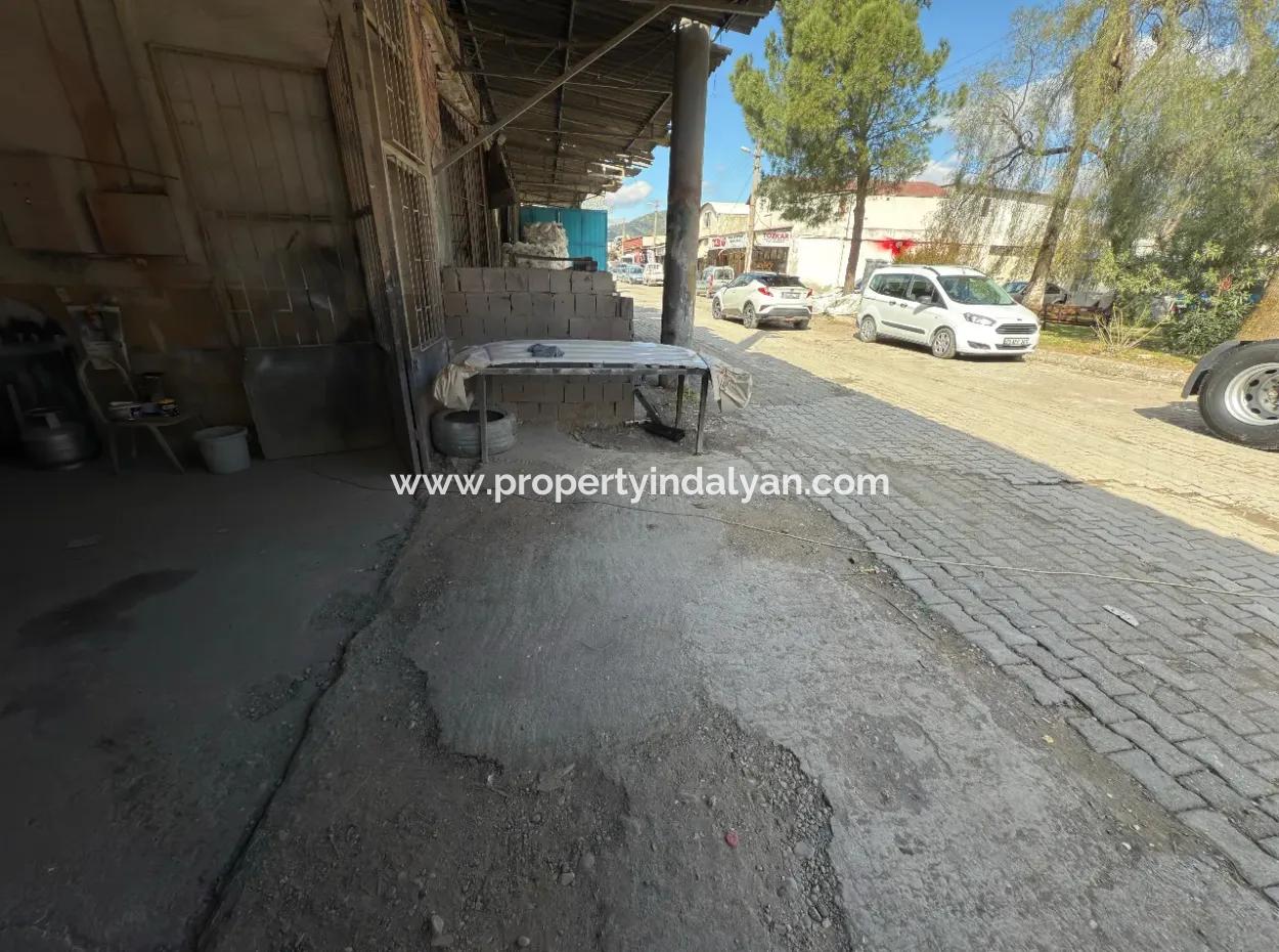 70M2 Industrial Shop For Sale In Ortaca Industrial Estate.