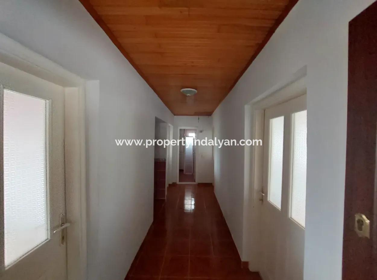 Unfurnished 160 M2, 2 1 Ground Floor Apartment For Rent In Ortaca Marmarlı.