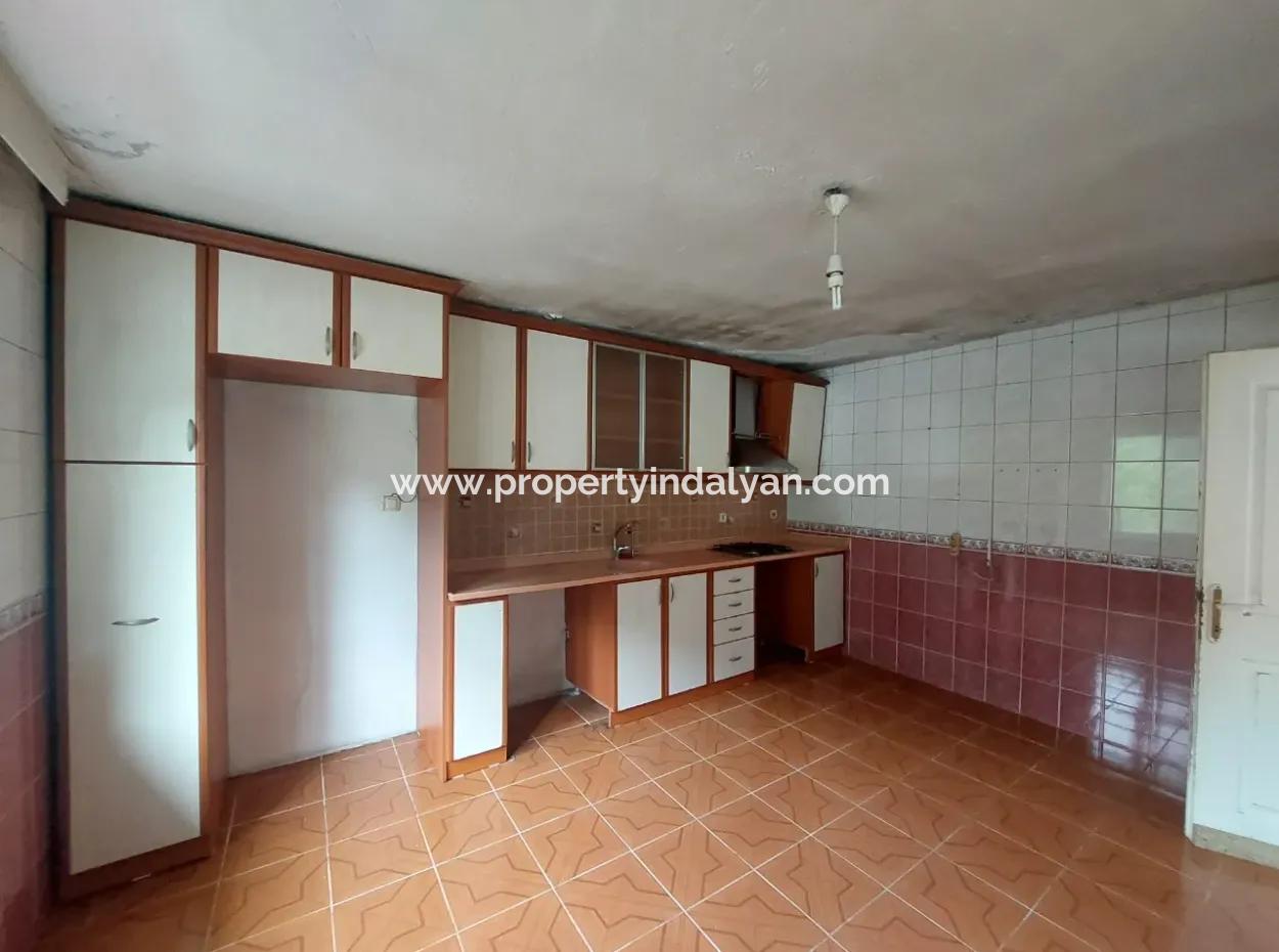 Unfurnished 160 M2, 2 1 Ground Floor Apartment For Rent In Ortaca Marmarlı.