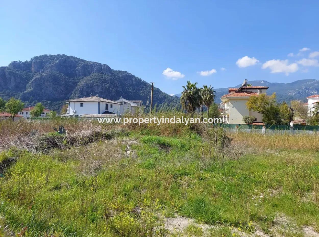 1000 M2 Commercial Zoned Lands On Dalyan Gülpınarda İşlek Street Will Be Given In The Form Of Build Operate Transfer