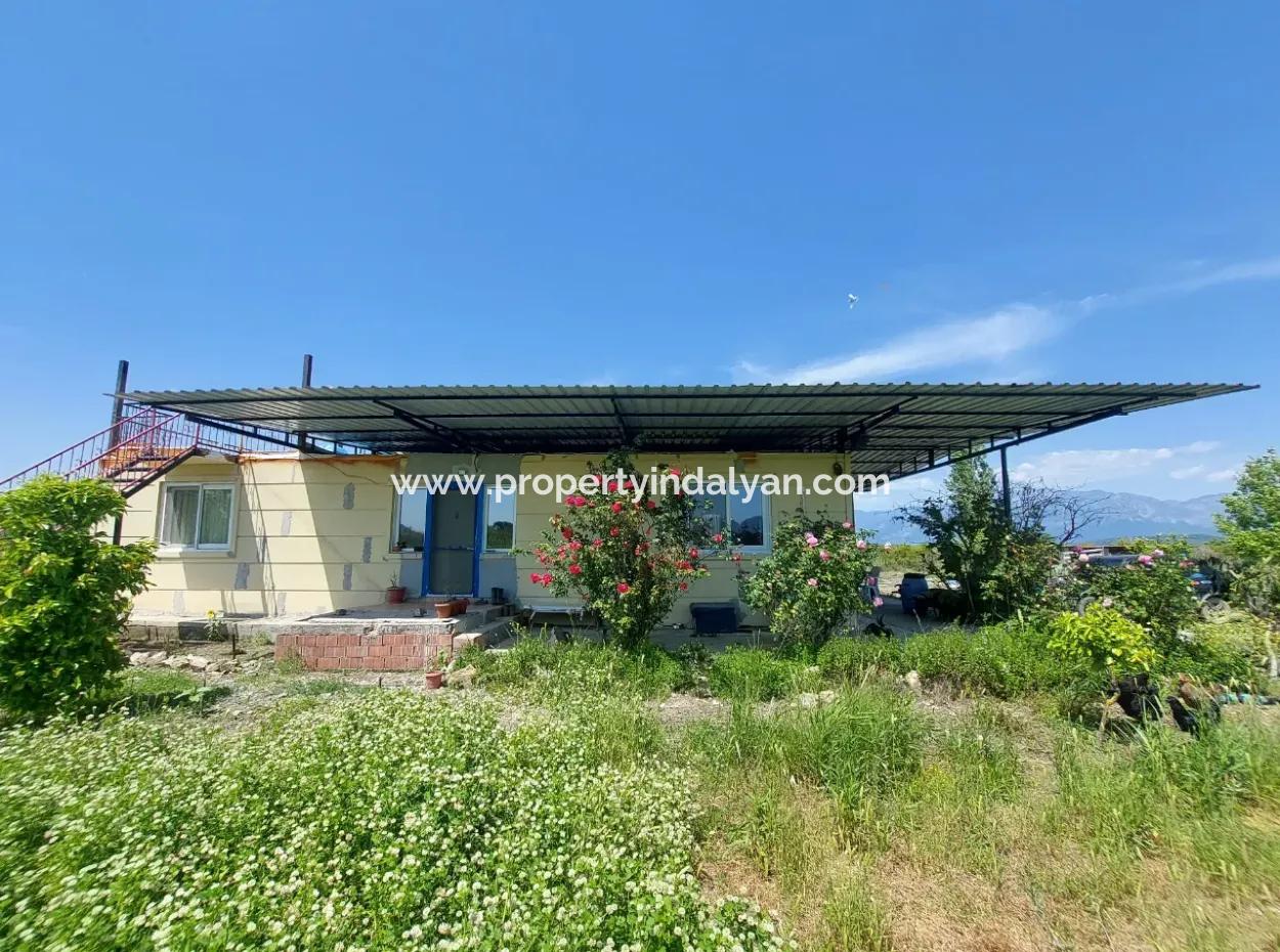 Detached House And Land For Sale In Muğla Ortaca Tepearası