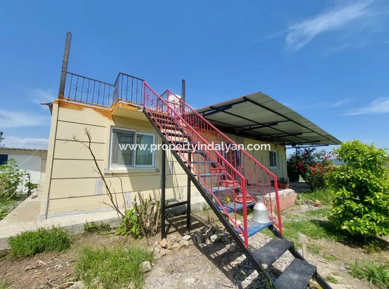 Detached House And Land For Sale In Muğla Ortaca Tepearası