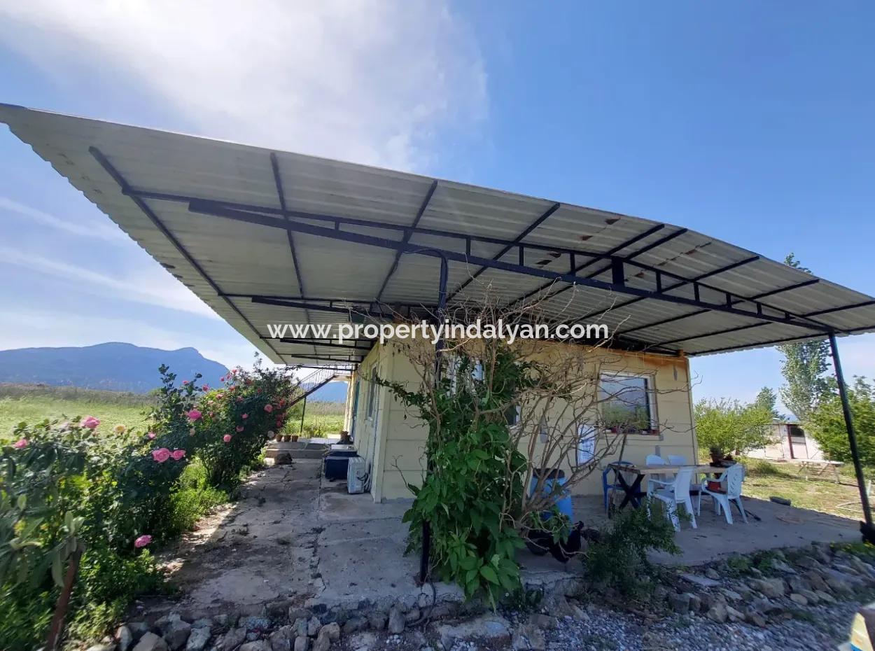 Detached House And Land For Sale In Muğla Ortaca Tepearası