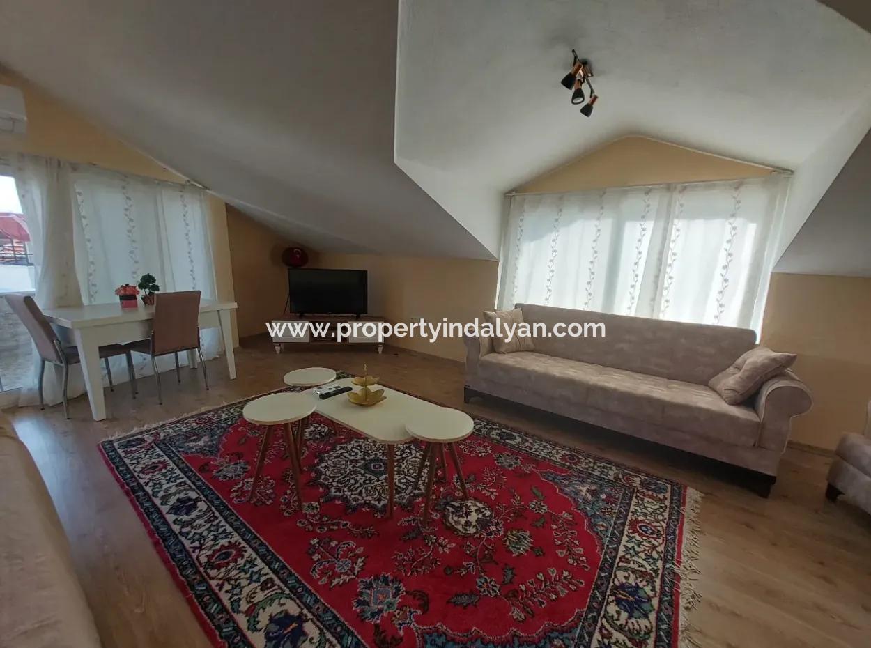 2 1 Furnished Apartment In Muğla Dalyan Center, Close To The Canal 6 Months Seasonal Rent
