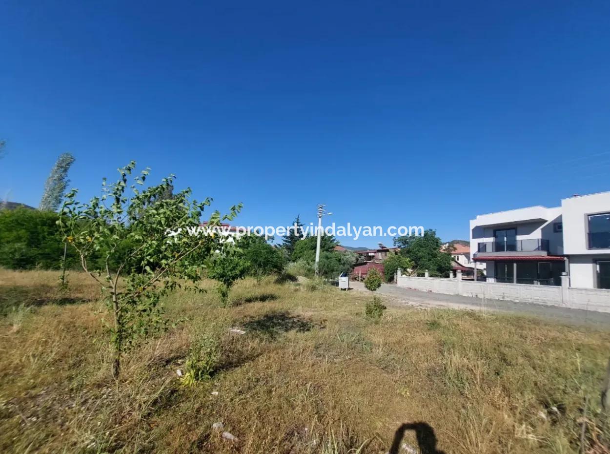 728 M2 Detached, Zoned Residential Land For Sale In Ortaca Cumhuriyet