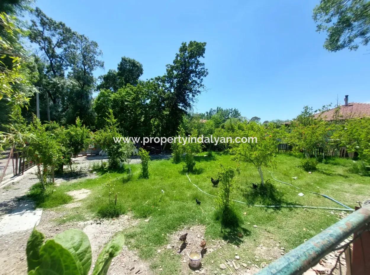 110 M2 Village House For Sale On 600 M2 Treasury Land In Dalyan, Muğla