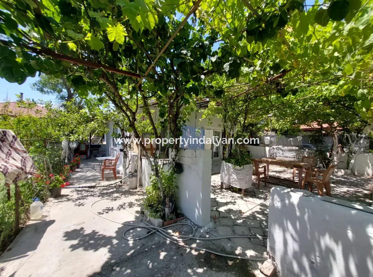 110 M2 Village House For Sale On 600 M2 Treasury Land In Dalyan, Muğla