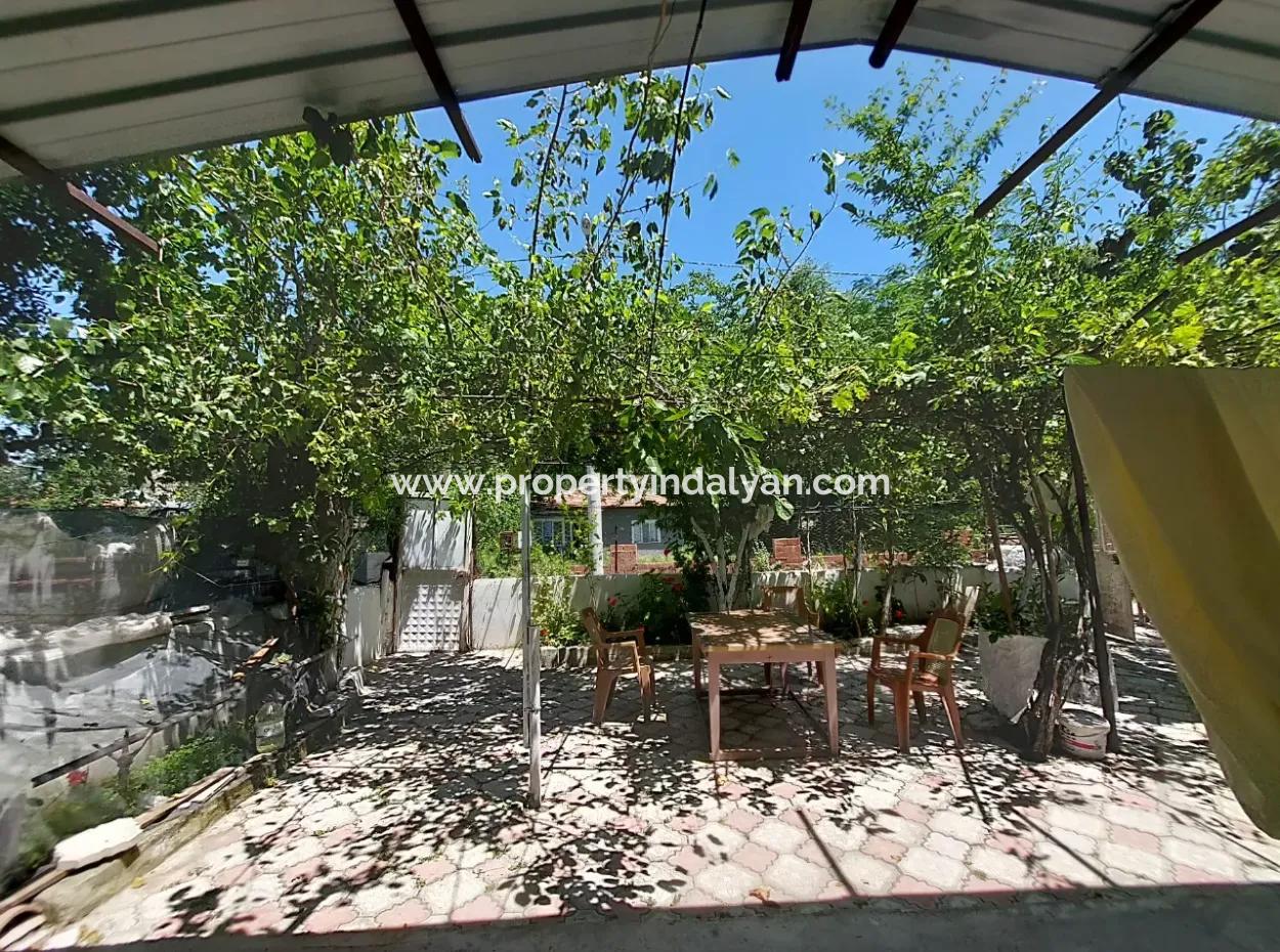 110 M2 Village House For Sale On 600 M2 Treasury Land In Dalyan, Muğla