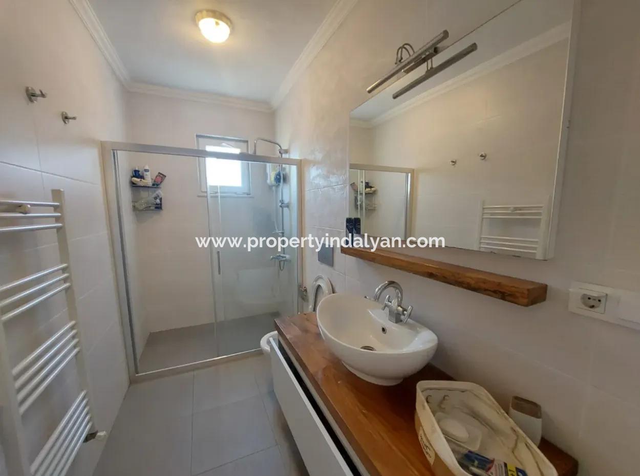 On A 500 M2 Detached Plot In Muğla Dalyan, 2 Furnished Apartments 220 M2 For Rent